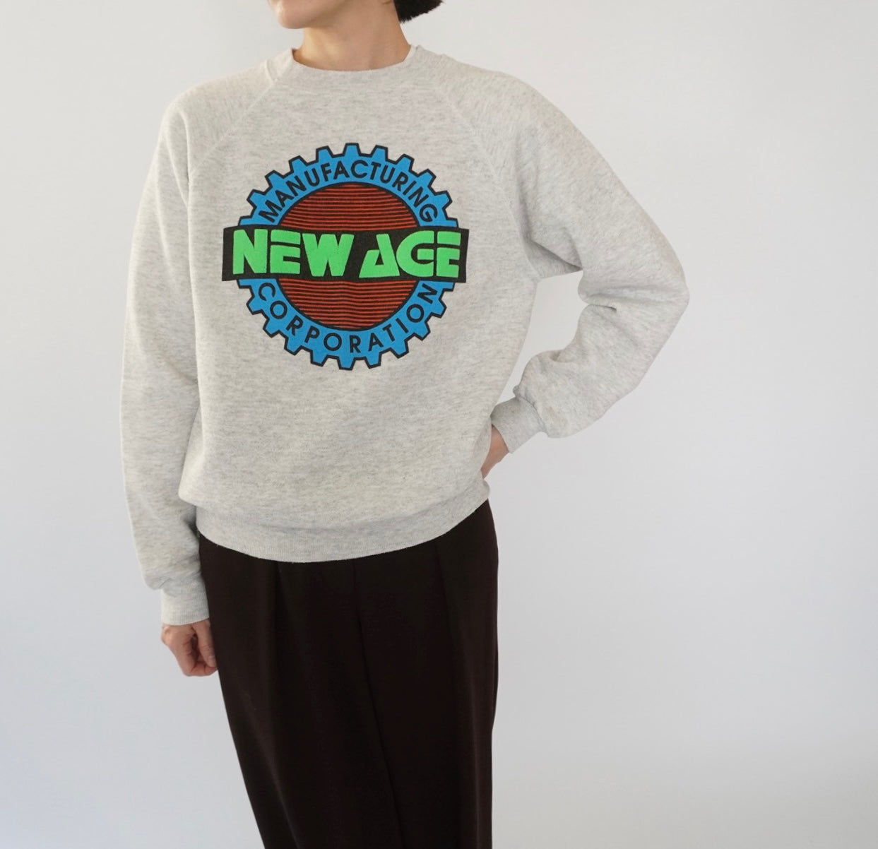 90s Printed Sweater Made in USA