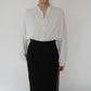 90s Embroidery Rayon Shirt
