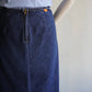90s Denim Maxi Skirt Made in Italy