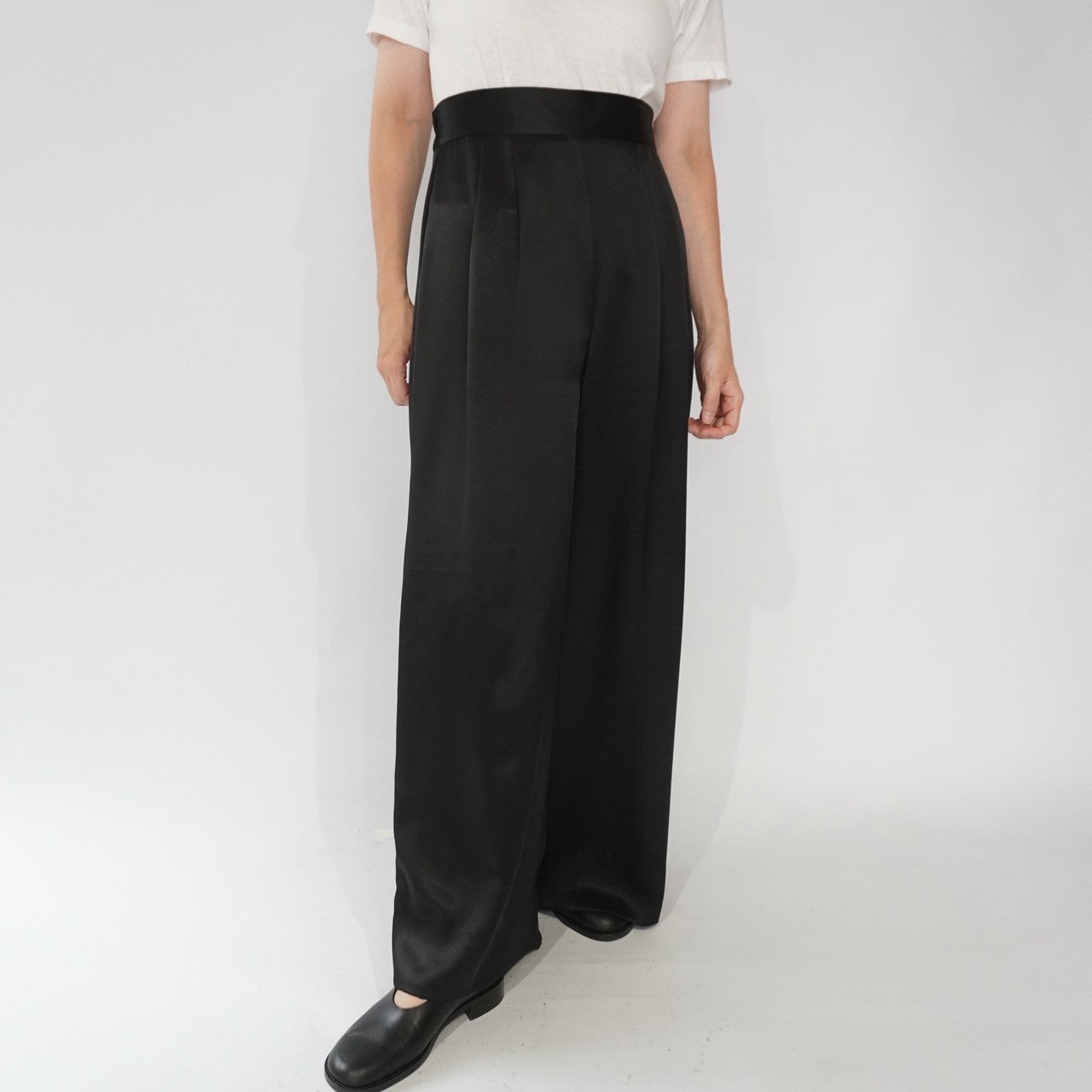 90s Black Wide Pants