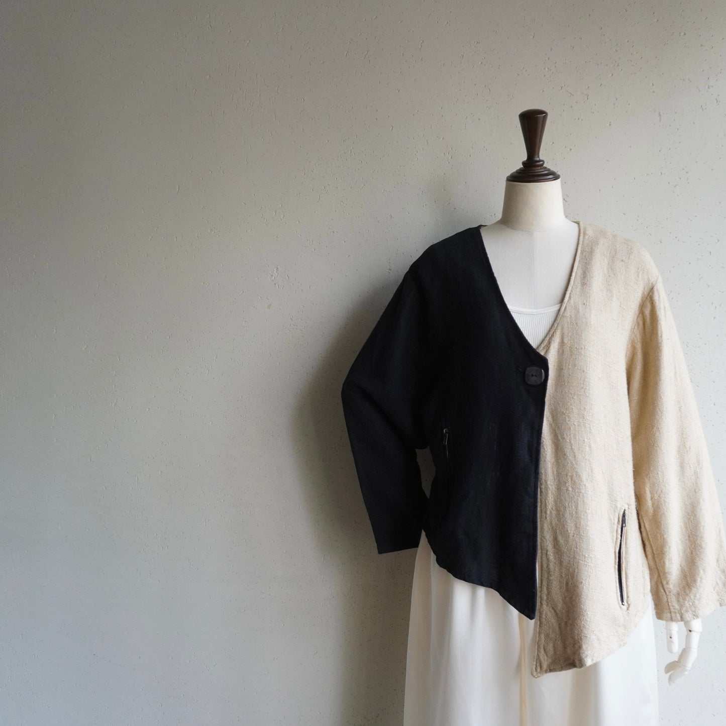90s EURO Asymmetry Design Jacket