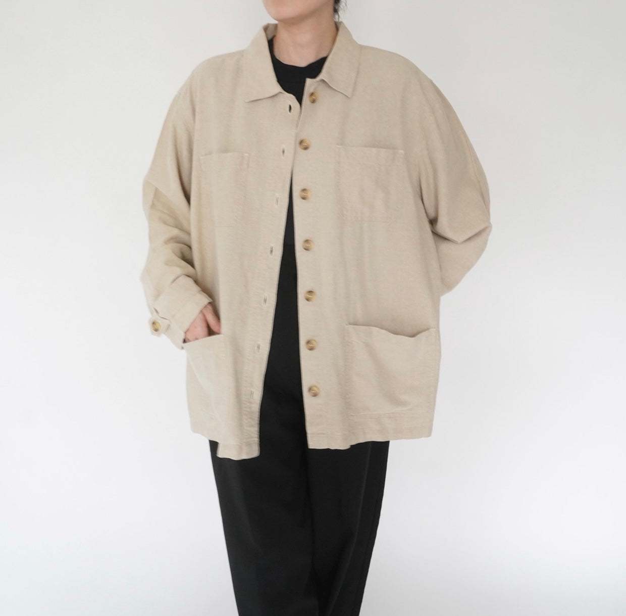 90s Linen Light Jacket