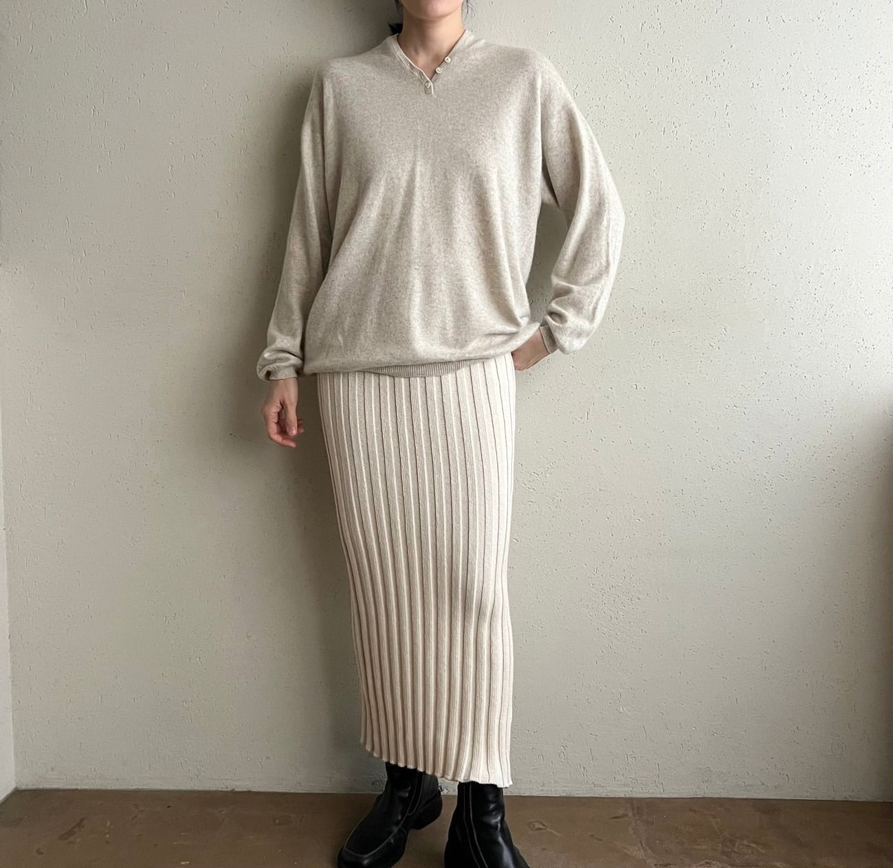 90s Cashmere Knit Top Made in Italy