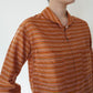 80s EURO Striped Blouse