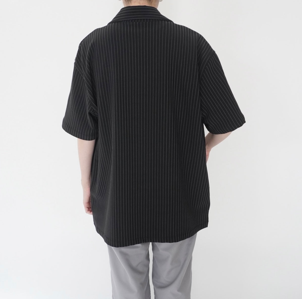 90s Striped Shirt Jacket Made in USA