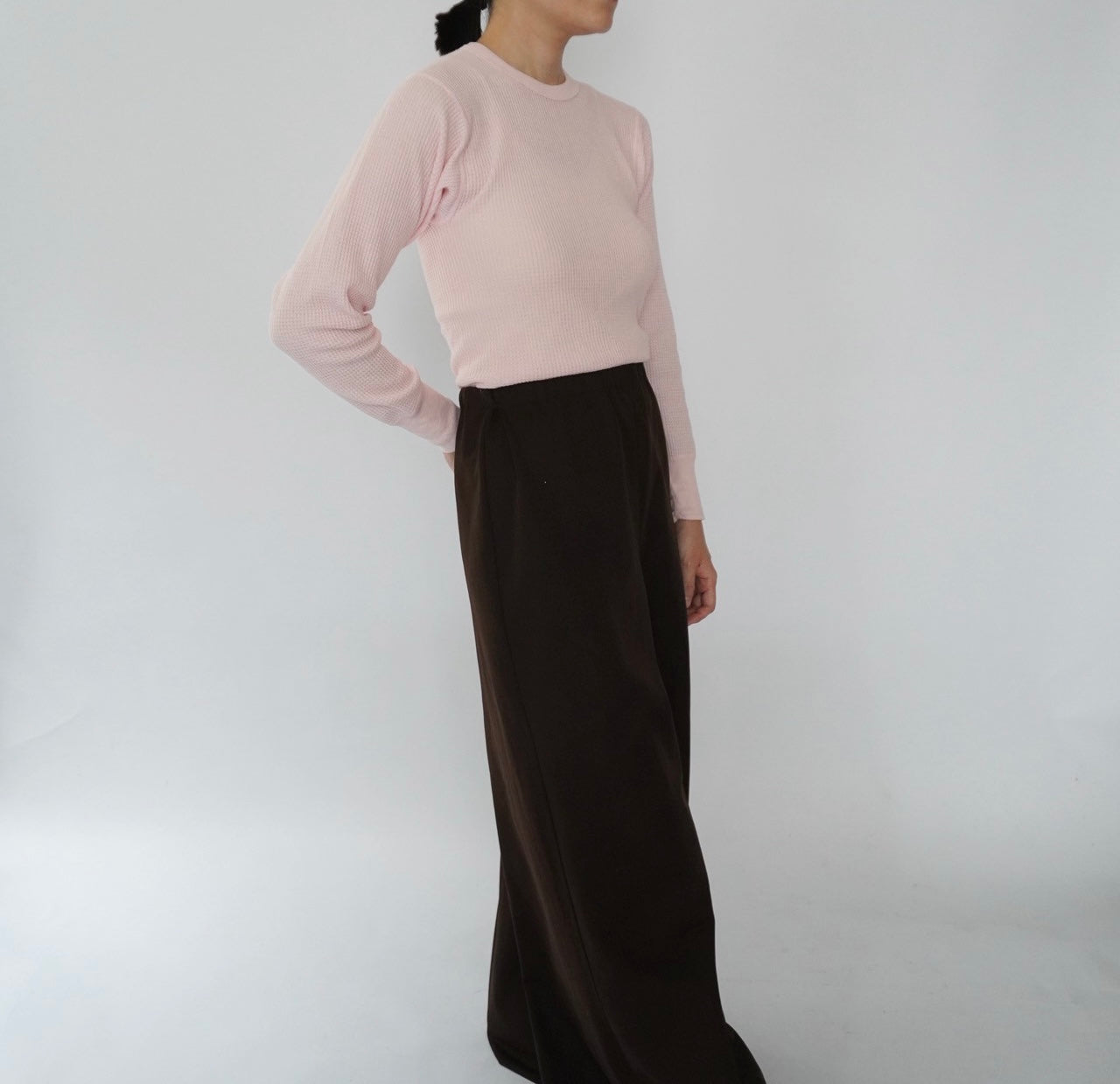 90s Light Pink Thermal Made in USA