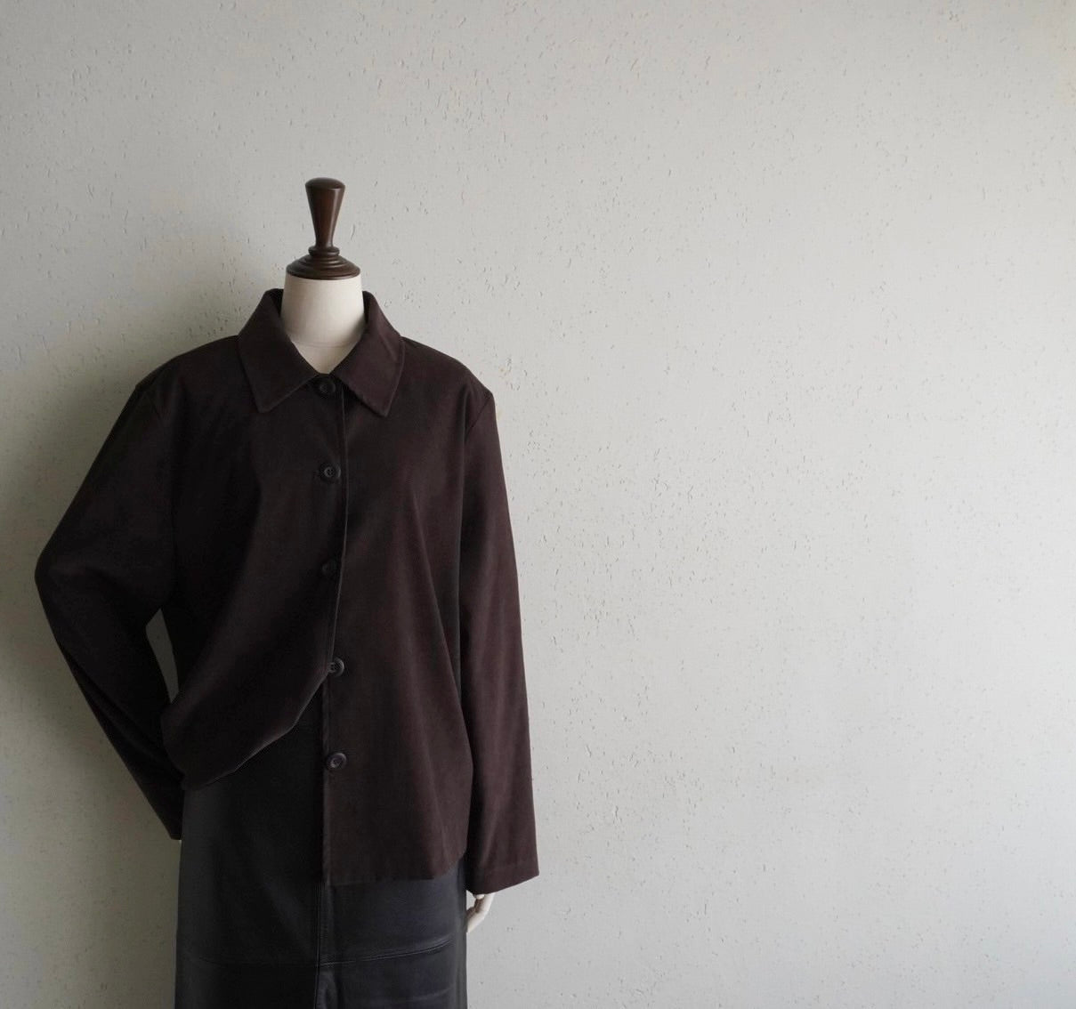 90s Brown Shirt Made in USA