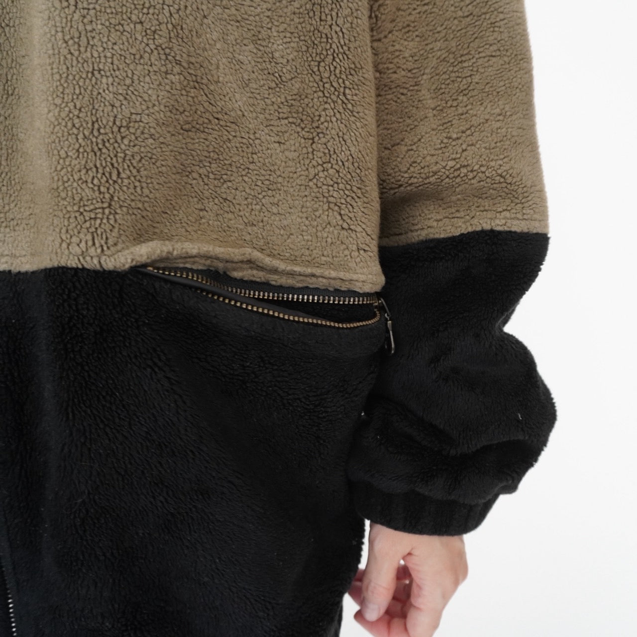 90s Two Tone Fleece Jacket