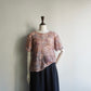 90s Lace Design Sheer Top