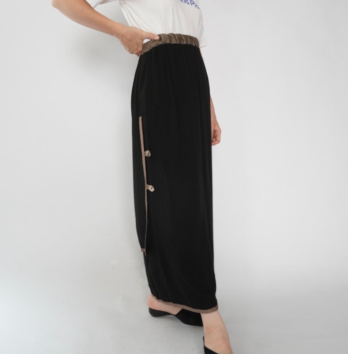80s Rayon Design Skirt