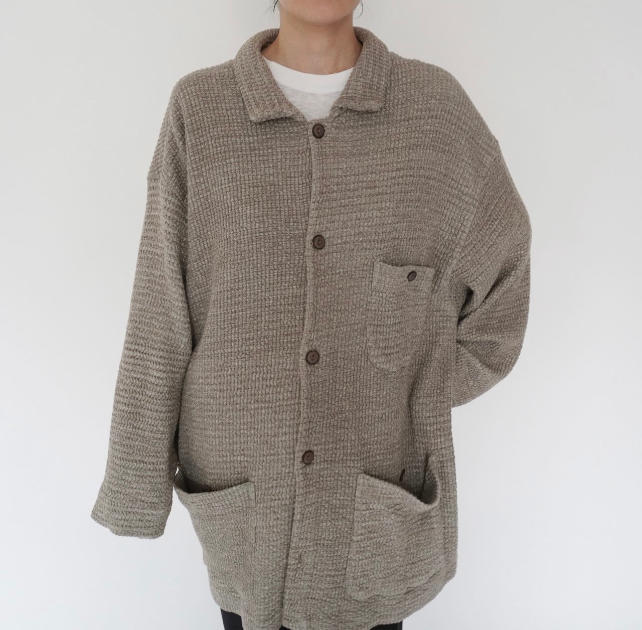 90s Cotton Long Jacket