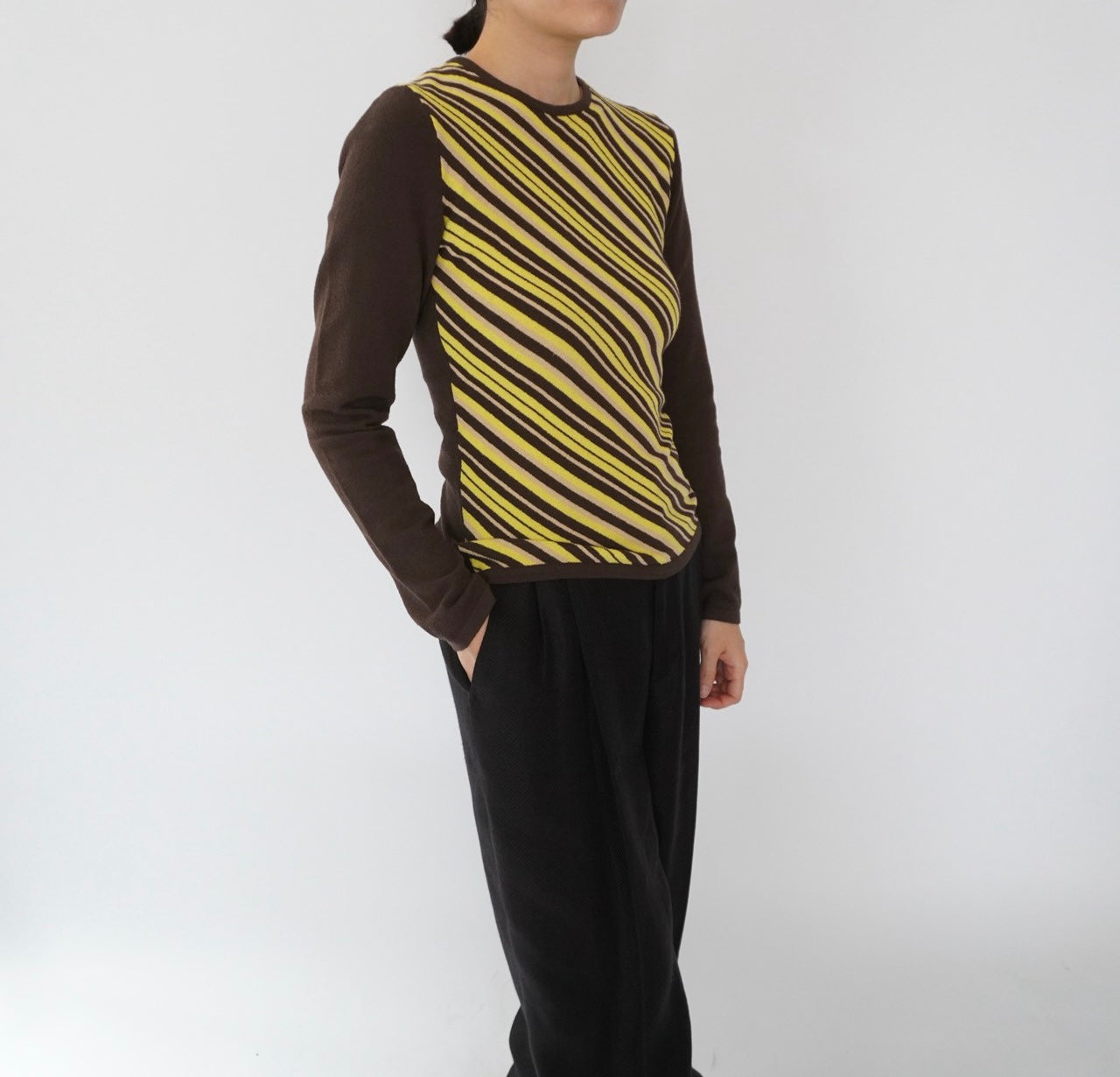 90s Italy Striped Top