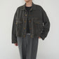 80s Black Denim Jacket