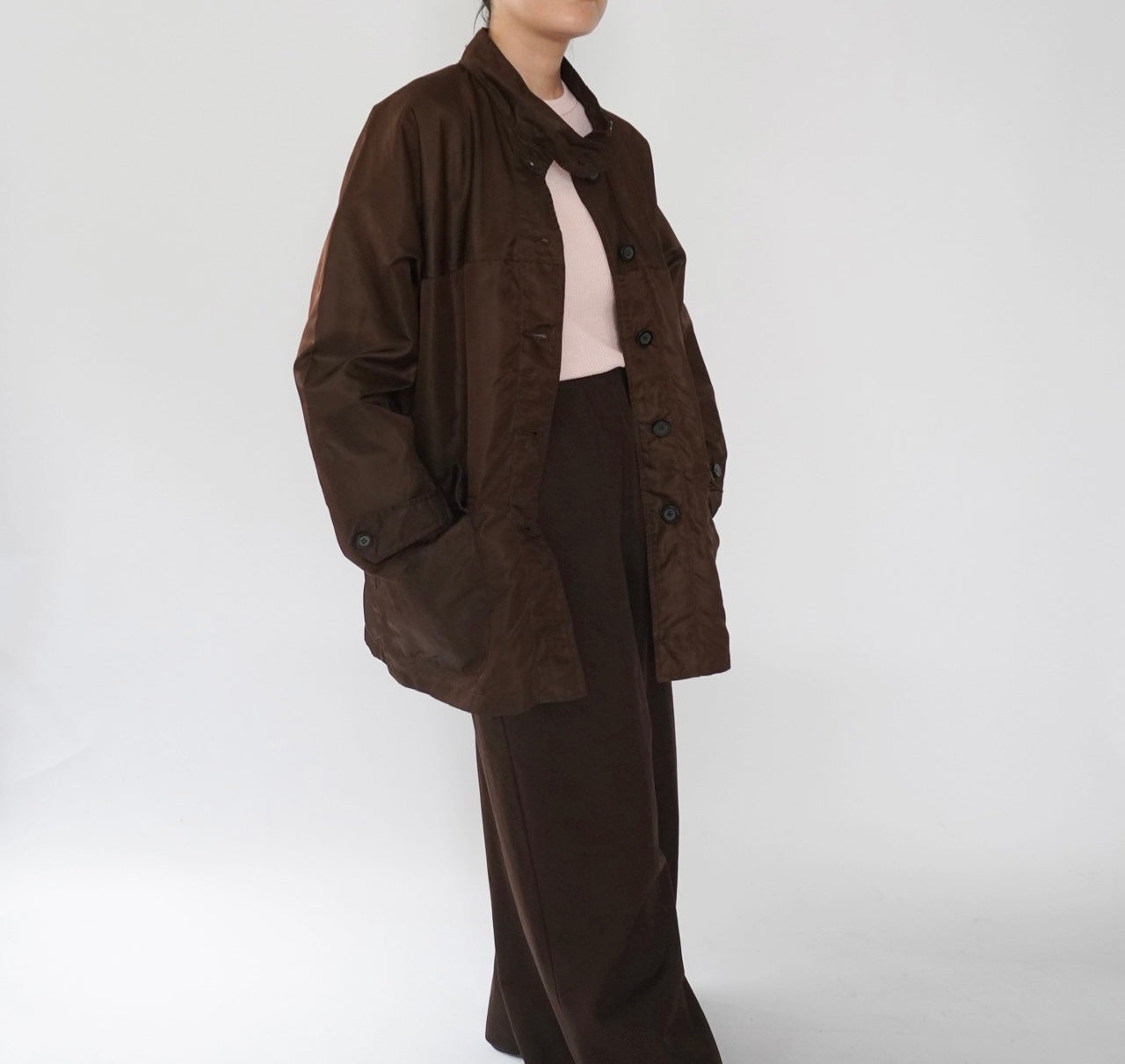 90s Brown Nylon Jacket