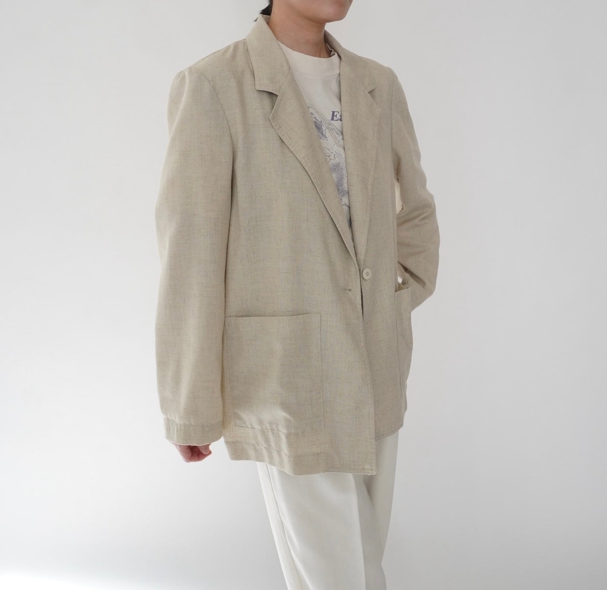90s Rayon Light Jacket