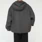 C.Gray Hooded Jacket