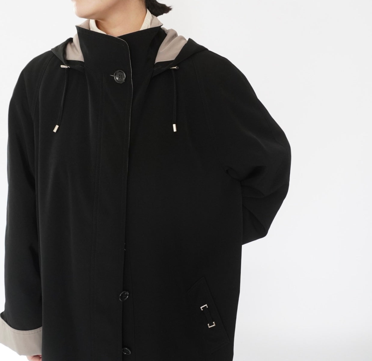 90s Black Light Coat