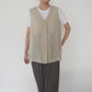 90s Beige Vest Made in USA