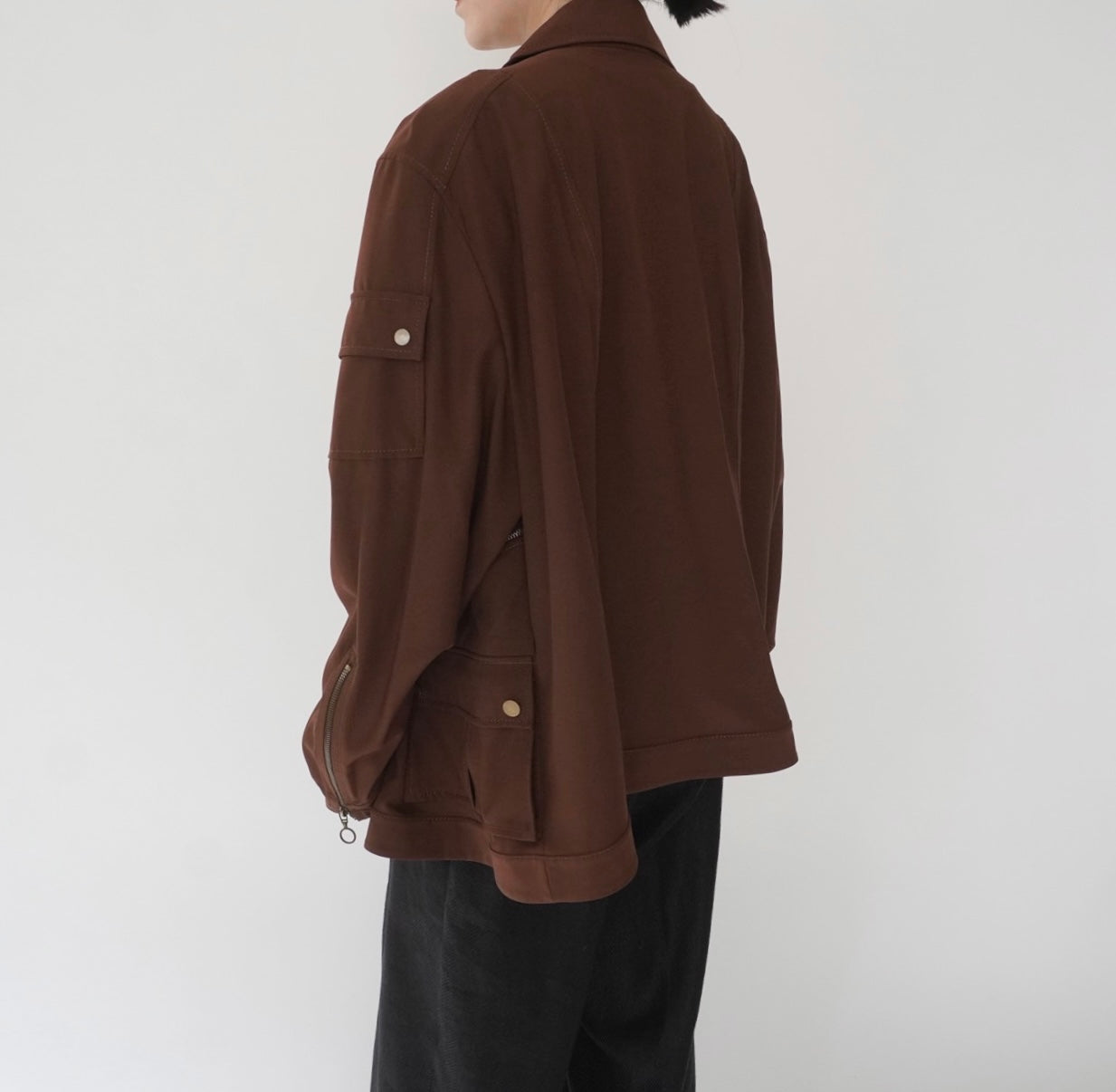 90s Design Brown Jacket