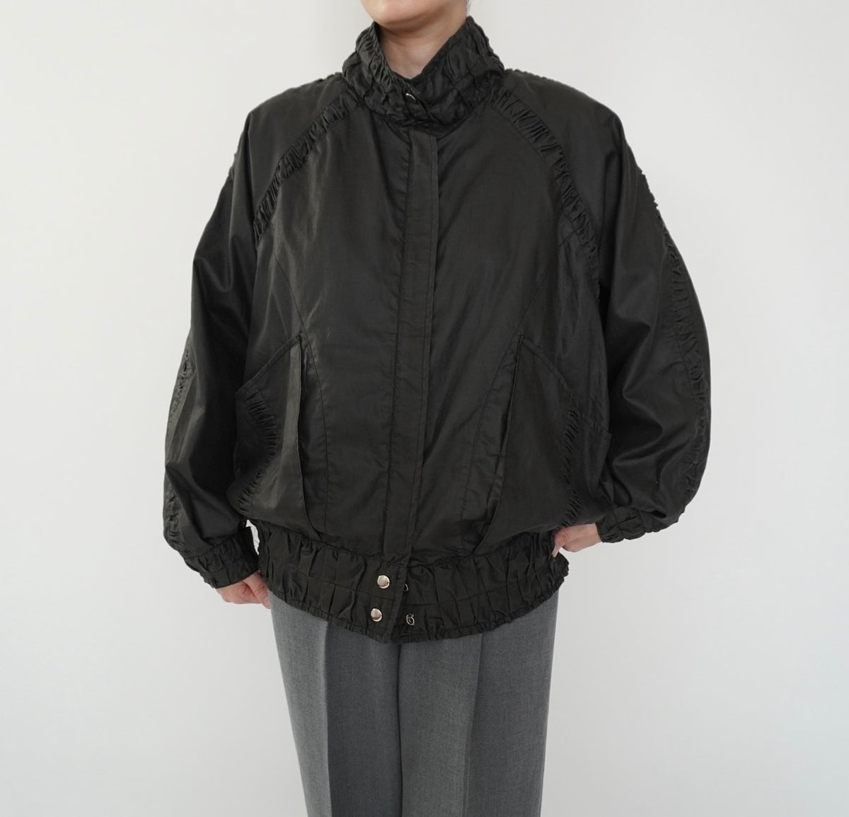 80s Design Black Jacket