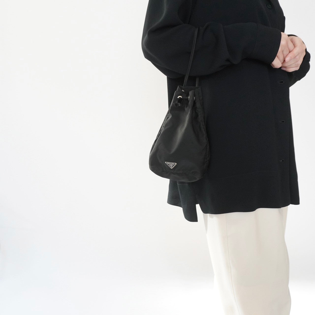 "PRADA" Nylon Bag Made in Italy