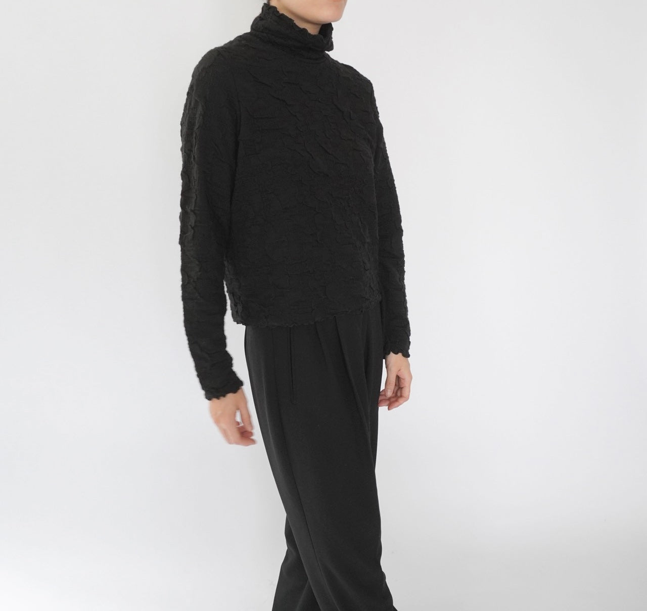 90s Pleated Top Made in USA