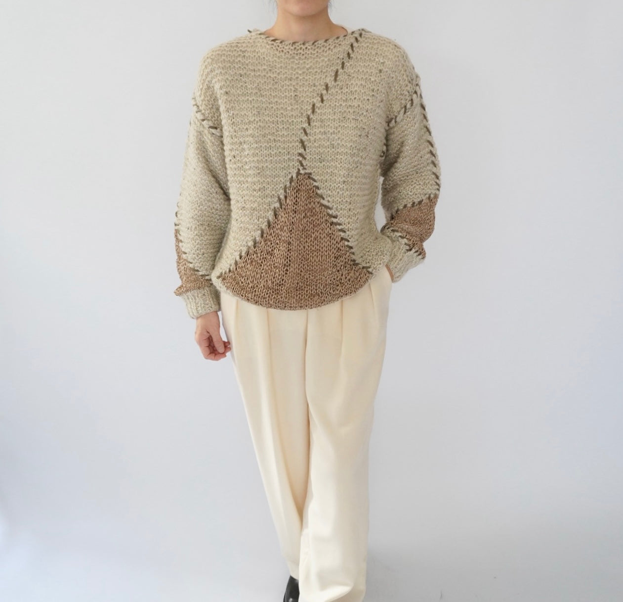 80s Woven Mohair Knit Made in Italy