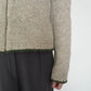 90s Pattern Zip Knit Made in USA