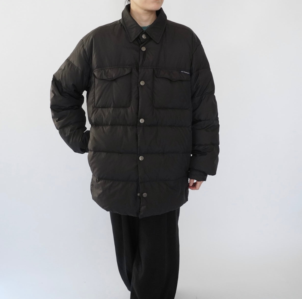 90s Black Down Jacket