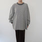 90s Striped Long Sleeves T-shirt Made in USA