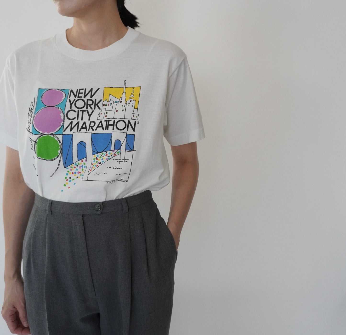 80s Printed T-shirt Made in USA