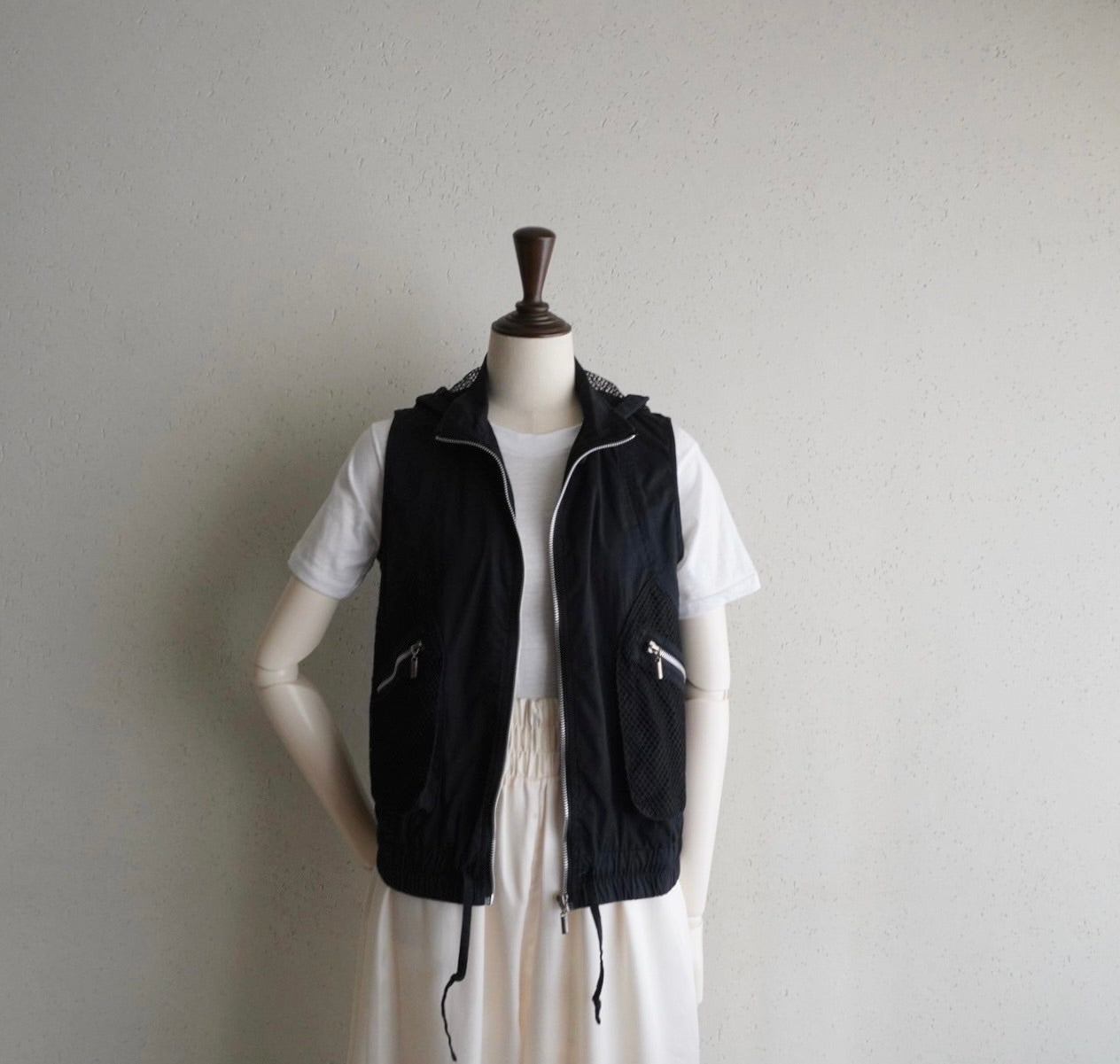 90s Mesh Design Cotton Vest