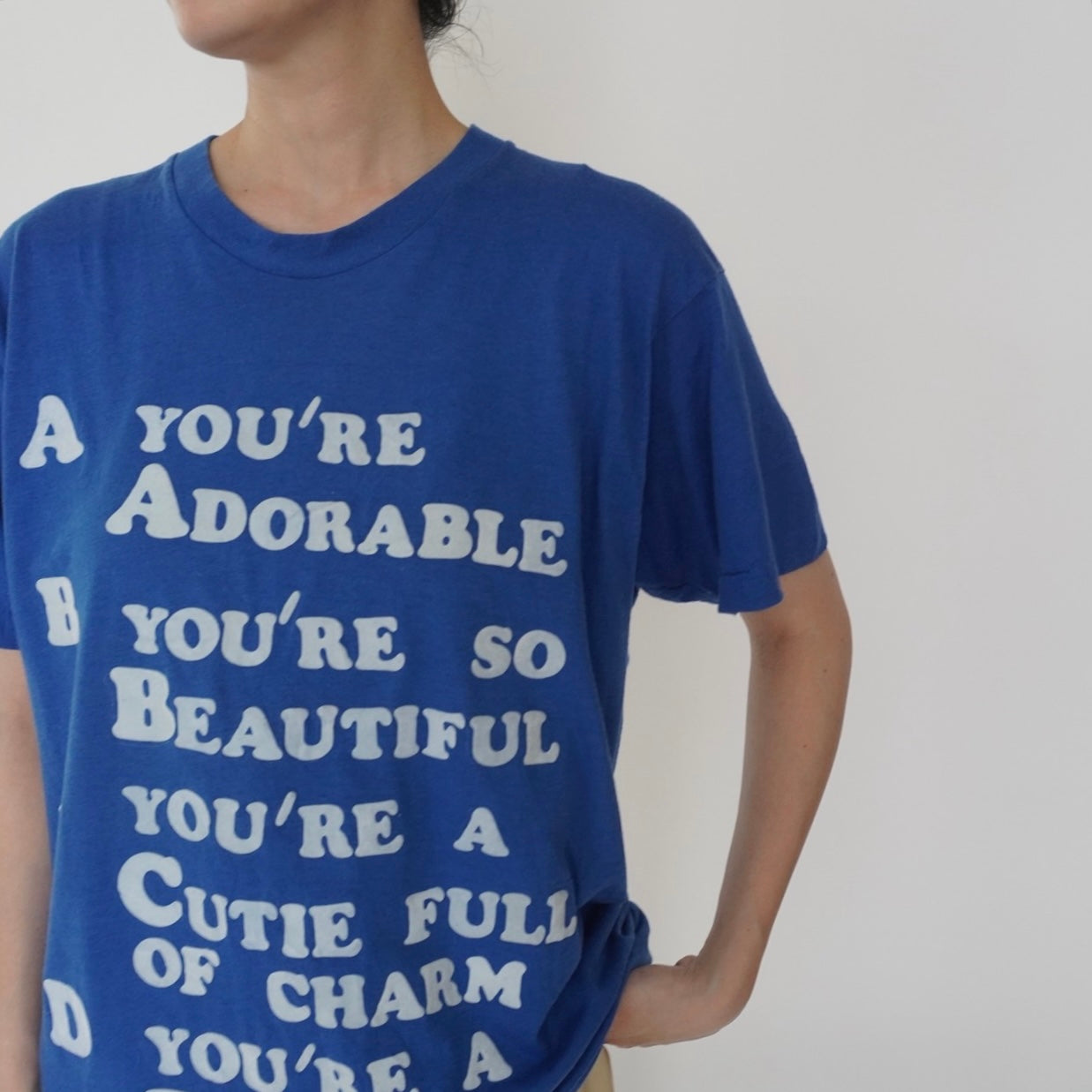 80s Printed T-shirt Made in USA