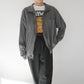 90s Ribbed Zip Top