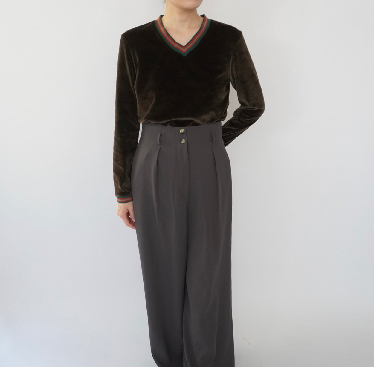 90s Velour Top