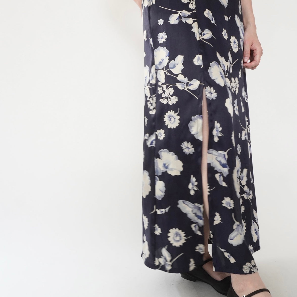 90s Floral Print Skirt