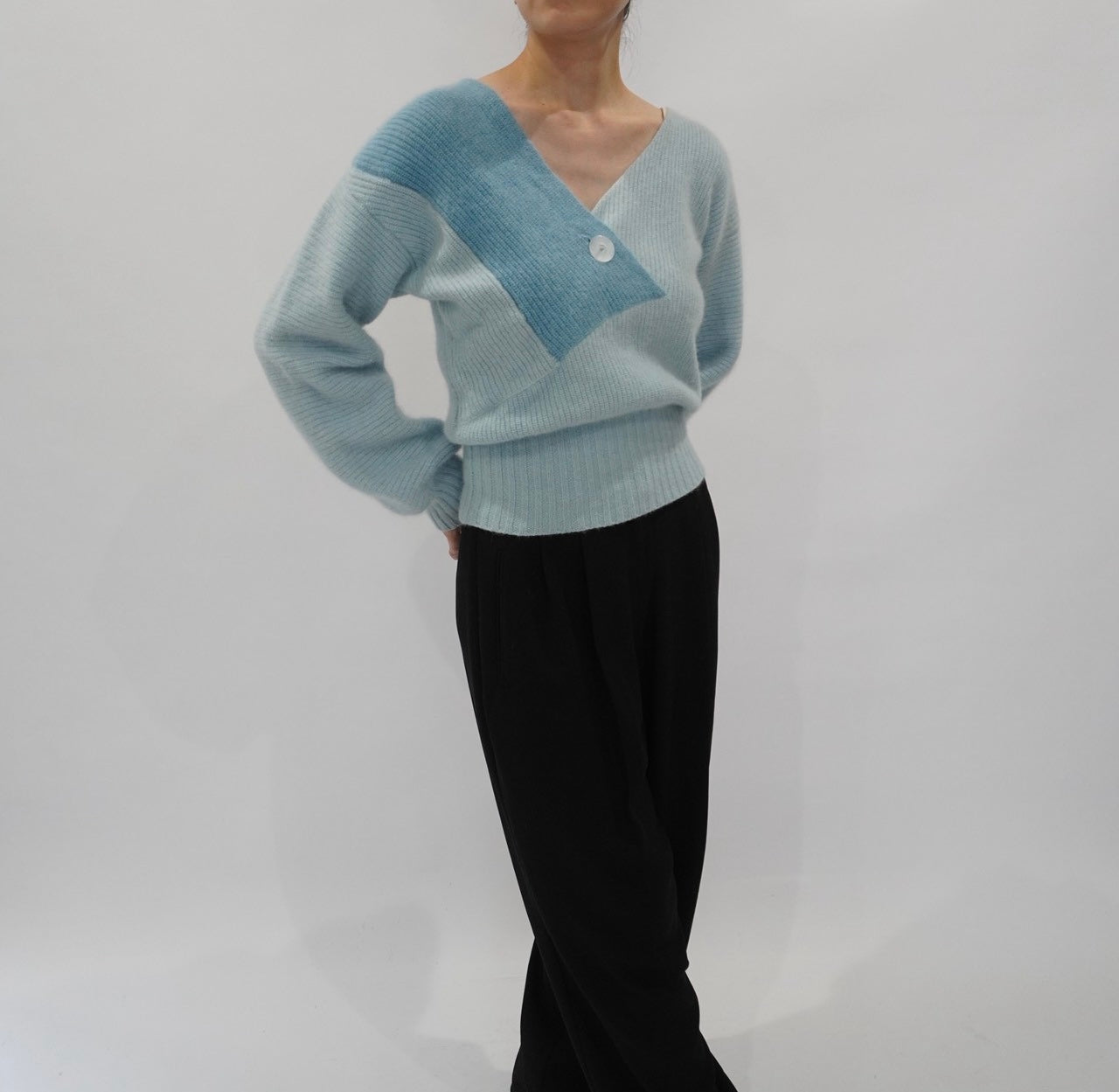 80s Angora Knit Top