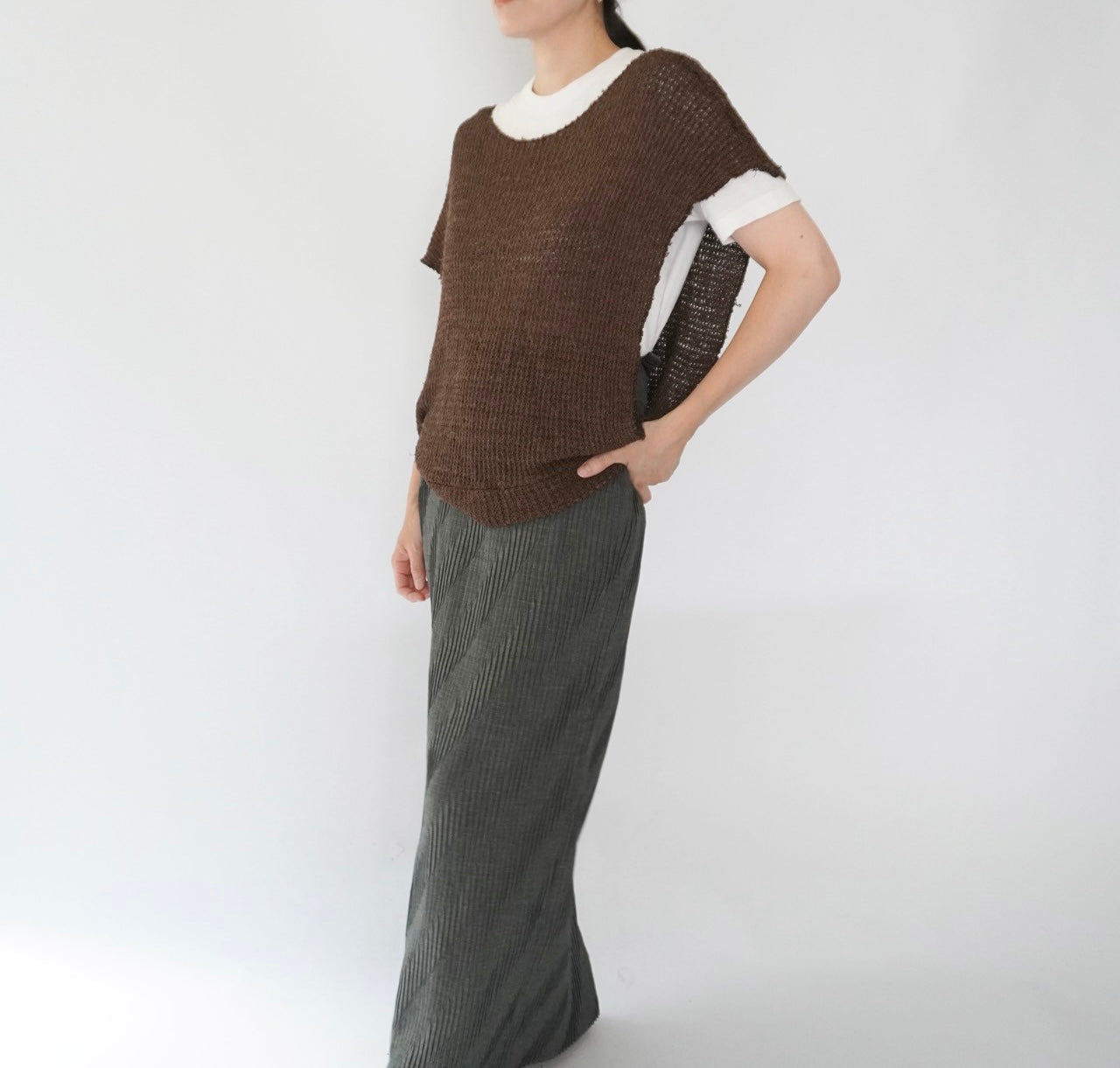 80s Woven Vest,Top