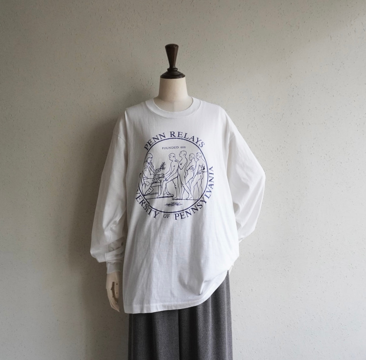 90s Printed Long Sleeves T-shirt