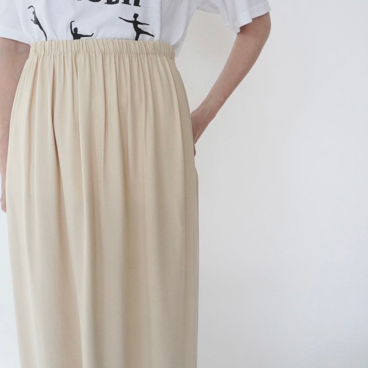 90s Line Design Skirt Made in USA