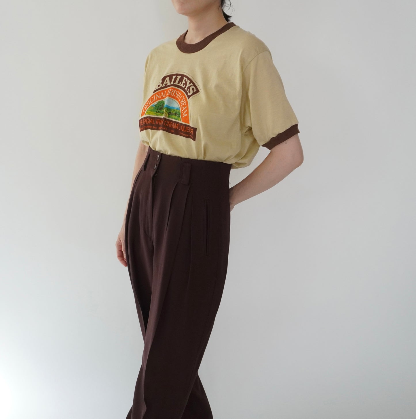 80s"BAILEYS" Printed T-shirt Made in USA