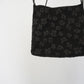 Black Flower Design Bag