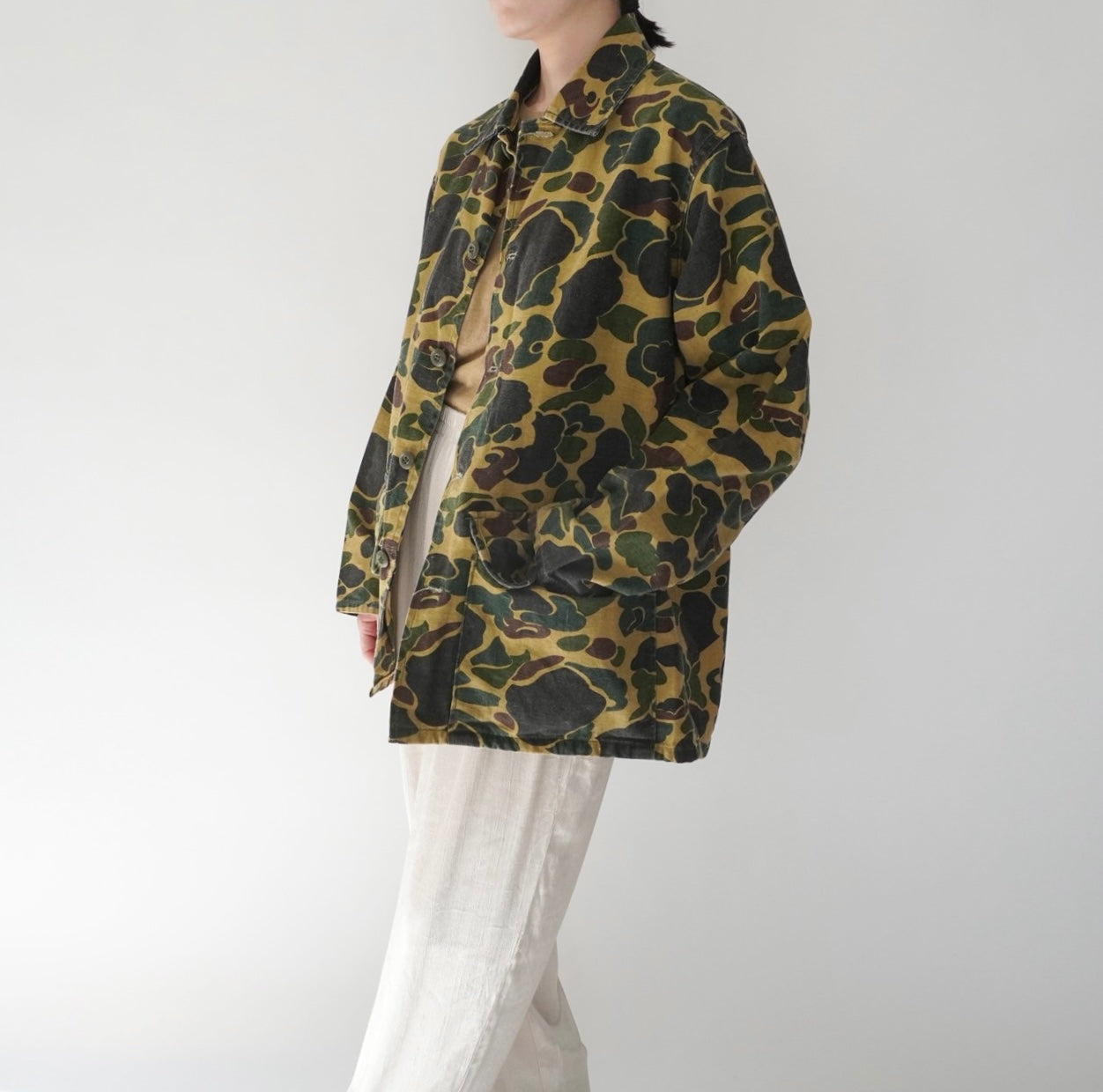 70s Camouflage Jacket Made in USA