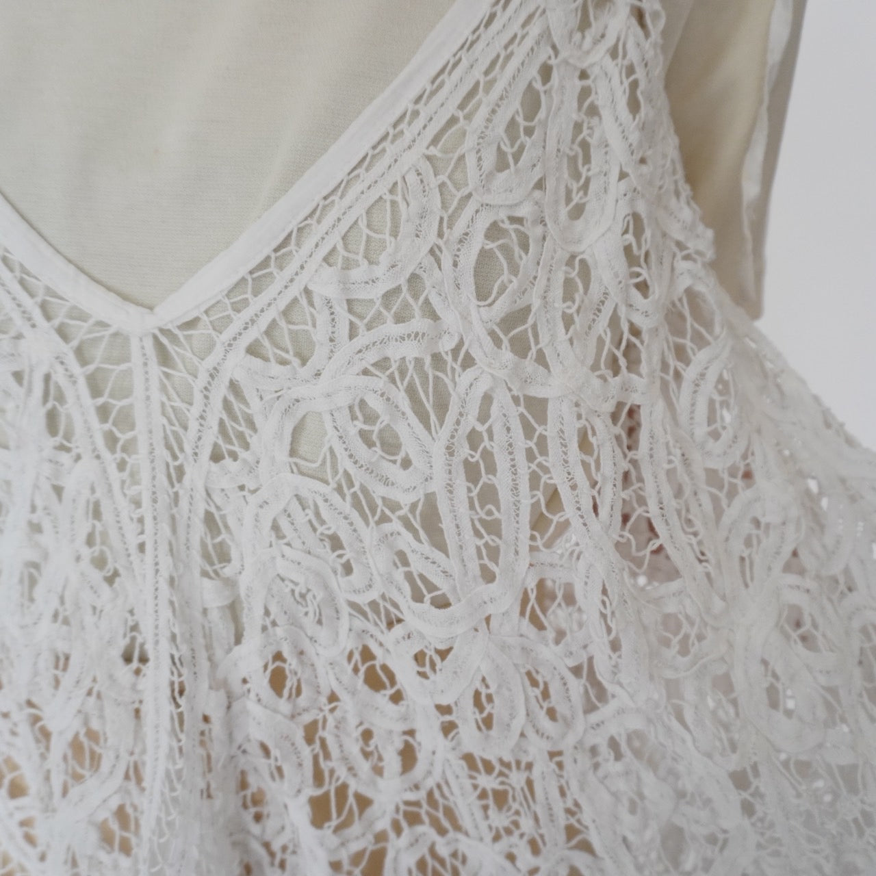 00s Lace Design Top