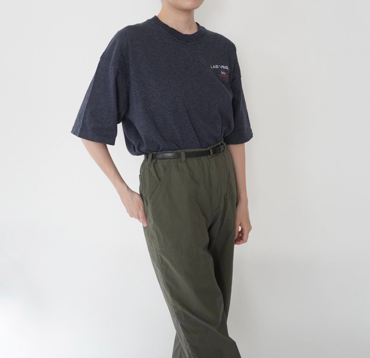 90s Striped T-shirt Made in USA