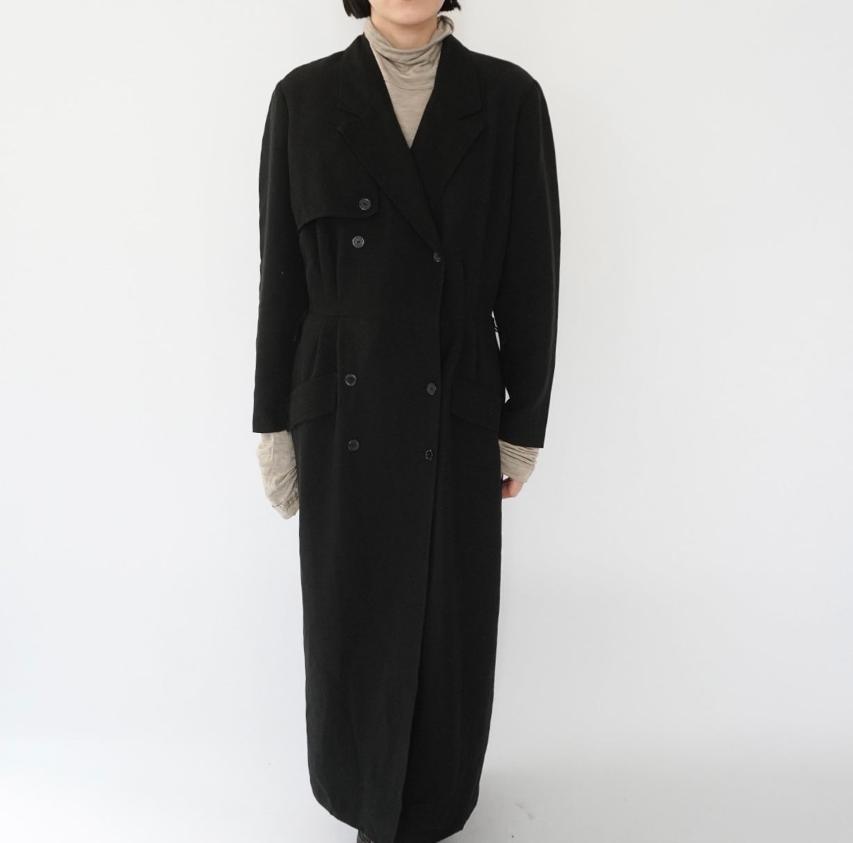 90s Black Design Dress