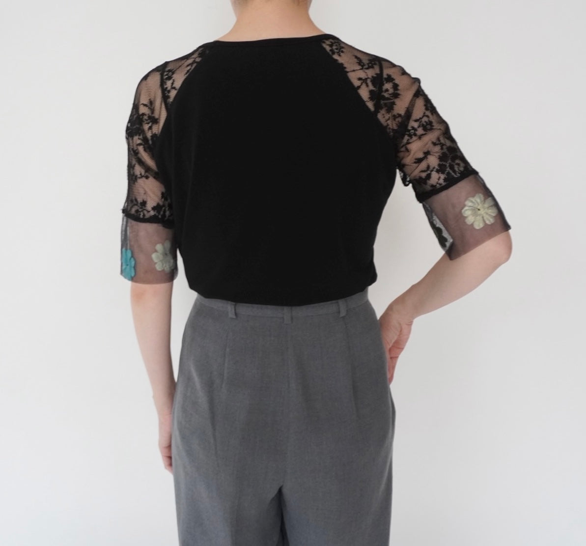 90s Lace Design Top