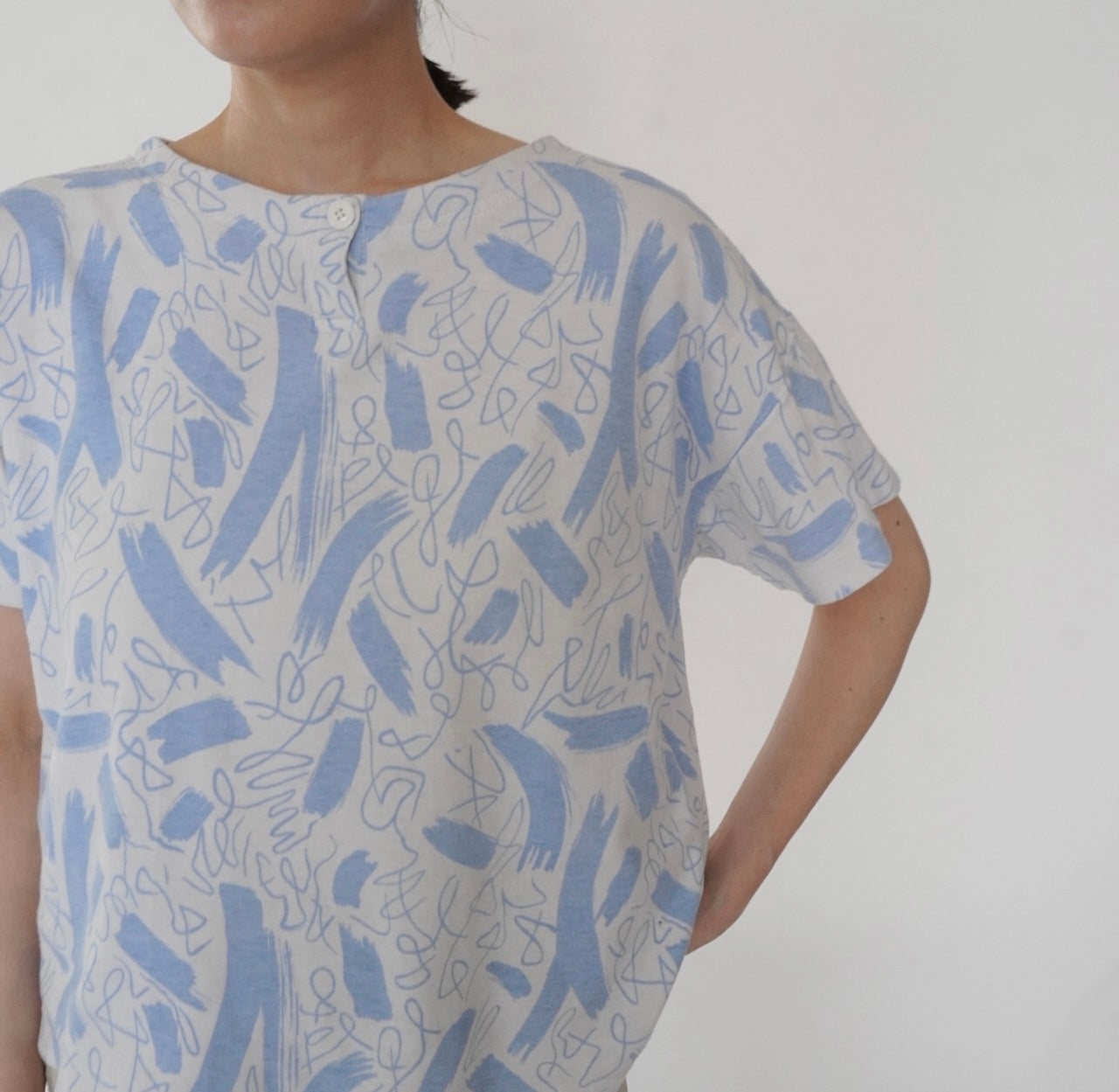 80s Pattern Top