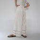 90s Design Wide Pants Made in France