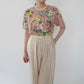 90s floral Printed T-shirt